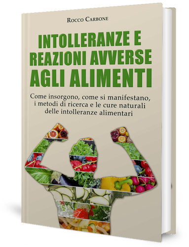 Copertina del libro Intolleranze e reazioni avverse agli alimenti di Rocco Carbone